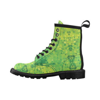 Geometric Print Design LKS402 Women's Boots