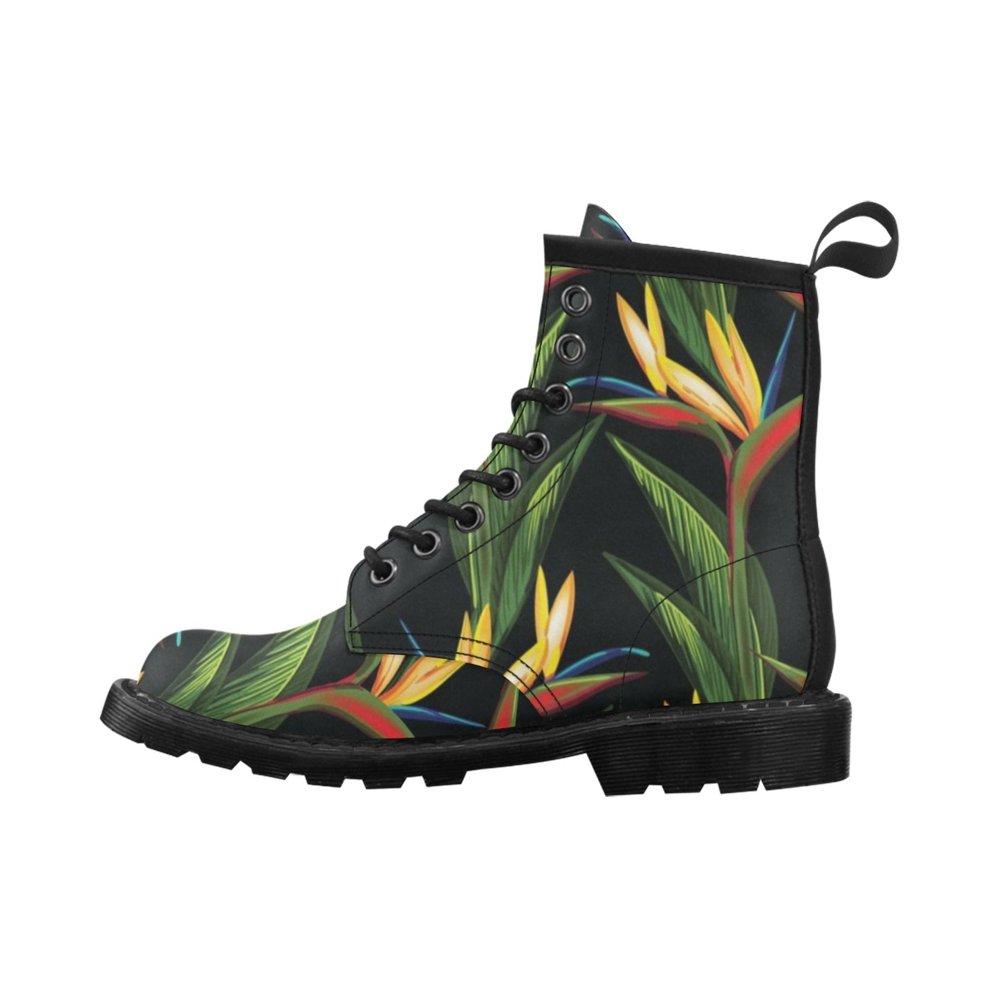 Bird Of Paradise Pattern Print Design BOP012 Women's Boots