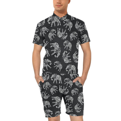 Elephant Tribal Men's Romper