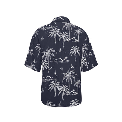 Pacific island Pattern Print Design A02 Women's Hawaiian Shirt