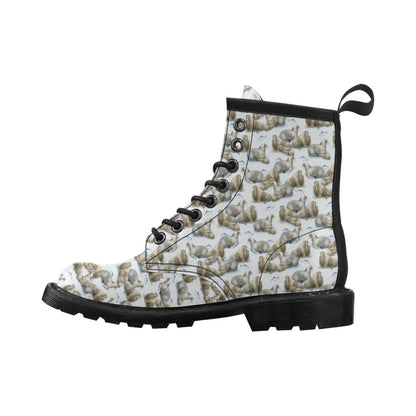 Walrus Print Design LKS401 Women's Boots