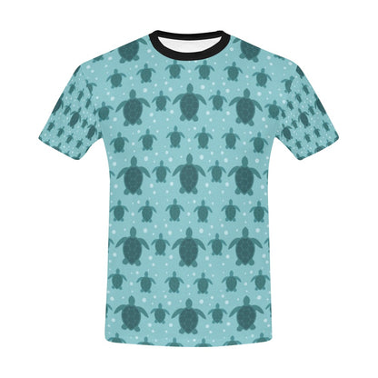 Sea Turtle Print Design LKS305 Men's All Over Print T-shirt