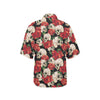 Skull Red Rose Women's Hawaiian Shirt