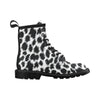 Cheetah Black Print Pattern Women's Boots