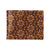 Agricultural Brown Wheat Print Pattern Men's ID Card Wallet