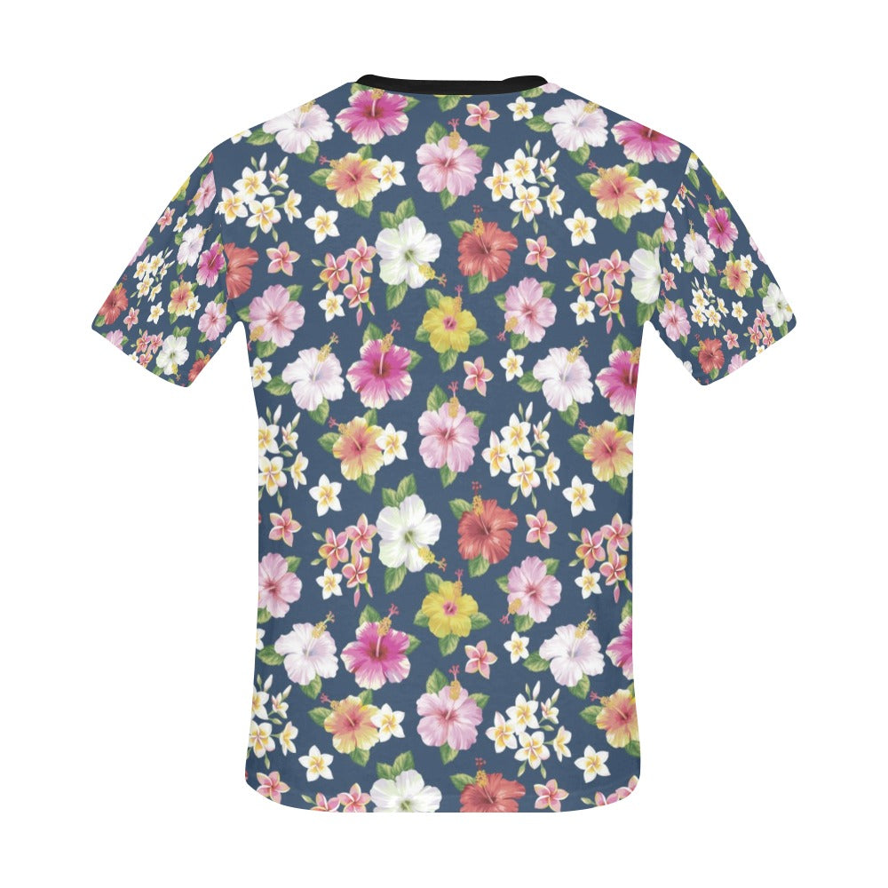 Hibiscus Sweet Print Design LKS304 Men's All Over Print T-shirt