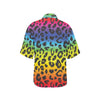 Rainbow Leopard Pattern Print Design A01 Women's Hawaiian Shirt