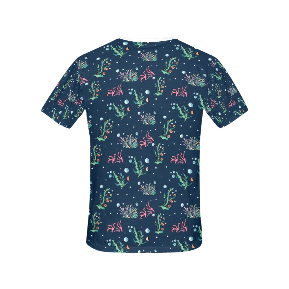 Seaweed Print Design LKS306 Women's  T-shirt