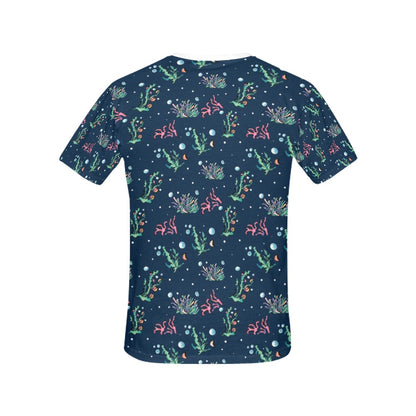 Seaweed Print Design LKS306 Women's  T-shirt