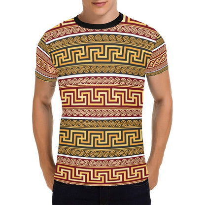 Ancient Greek Pattern Print Design LKS302 Men's All Over Print T-shirt