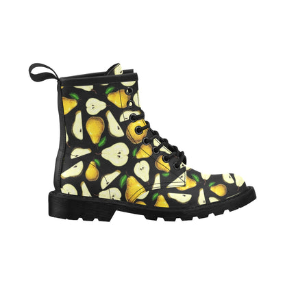 Pear Pattern Print Design PE01 Women's Boots