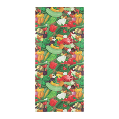 Salad Mix Vegetableprint Design LKS301 Beach Towel 32" x 71"