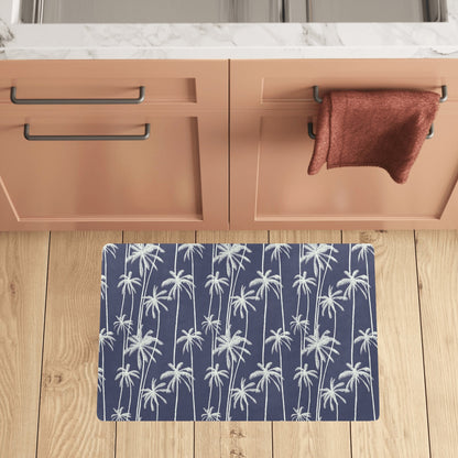Palm Tree Pattern Print Design PT06 Kitchen Mat