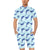 Dolphin Heart Pattern Men's Romper