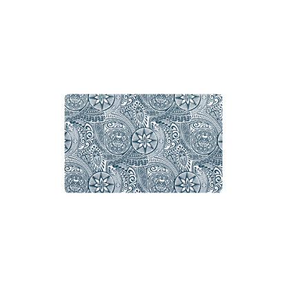 Polynesian Pattern Print Design A03 Kitchen Mat