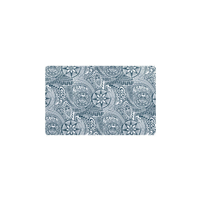 Polynesian Pattern Print Design A03 Kitchen Mat