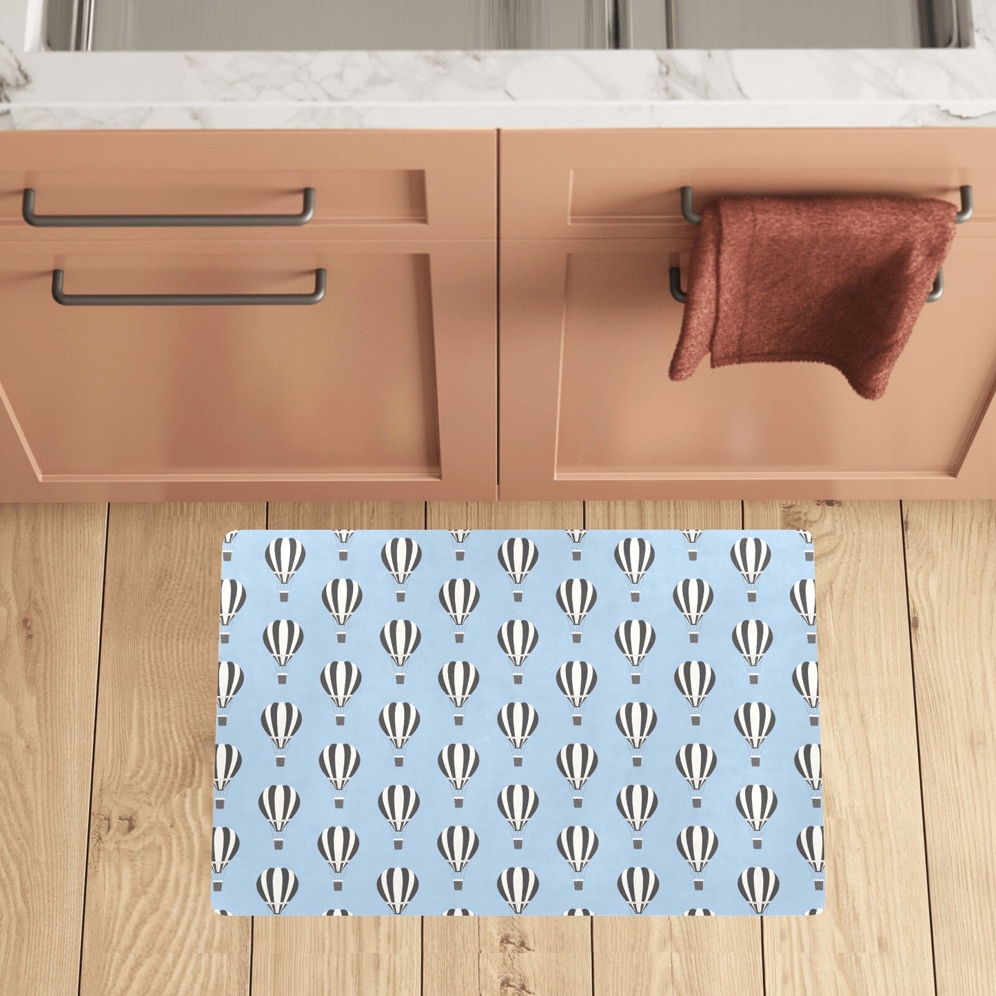 Ballon Pattern Print Design 05 Kitchen Mat