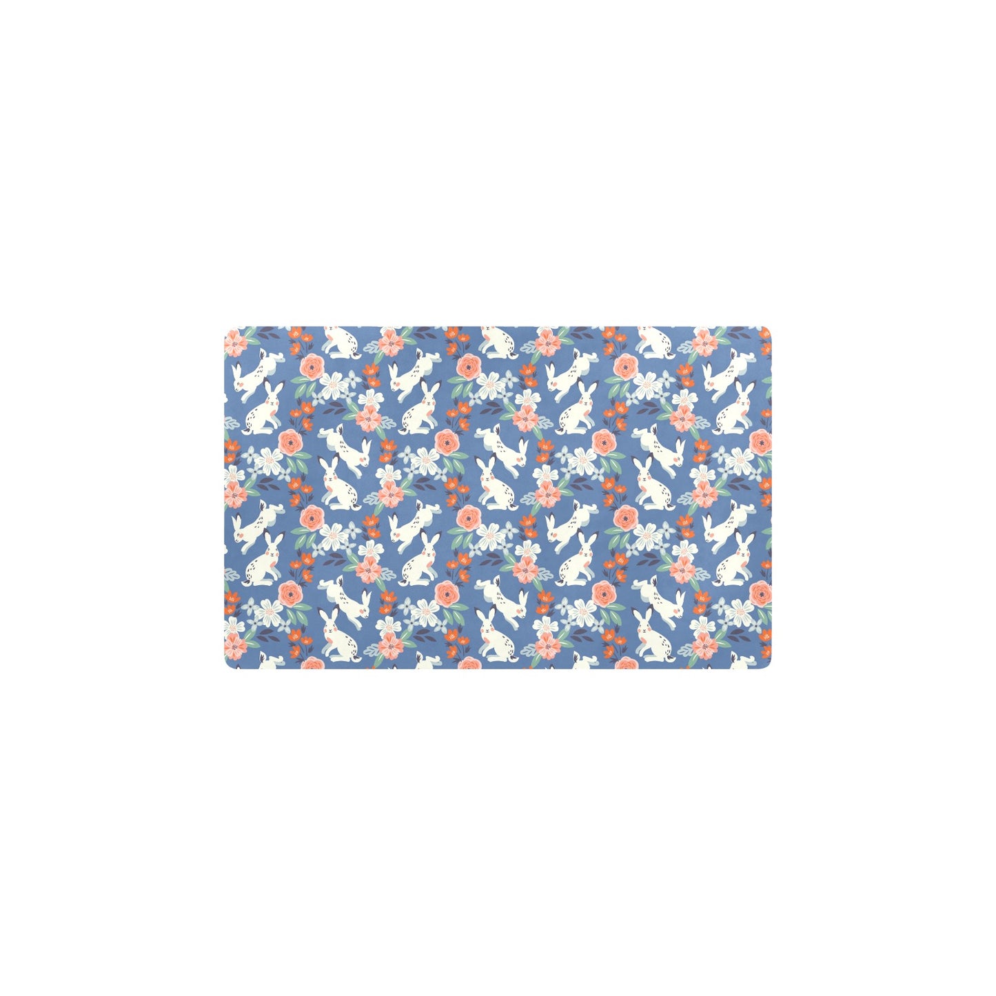 Bunny Pattern Print Design 07 Kitchen Mat