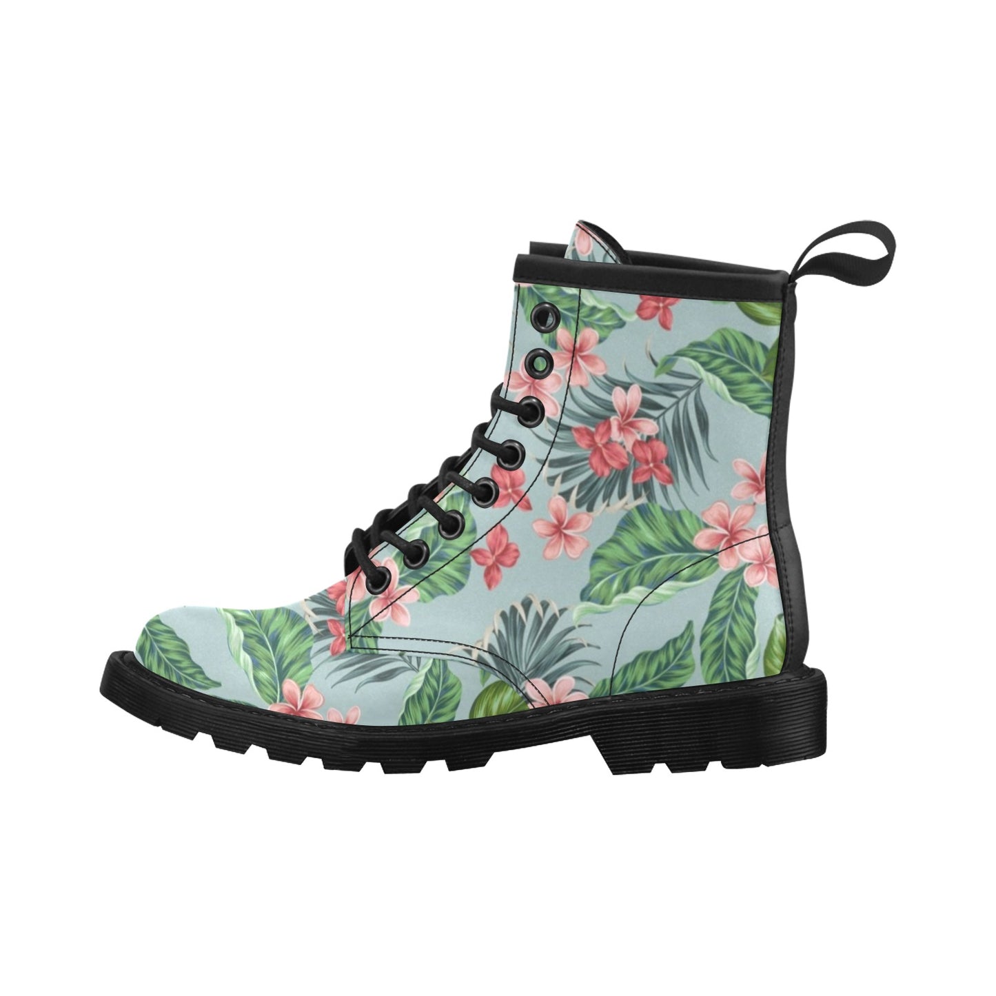 Plumeria Pattern Print Design PM027 Women's Boots