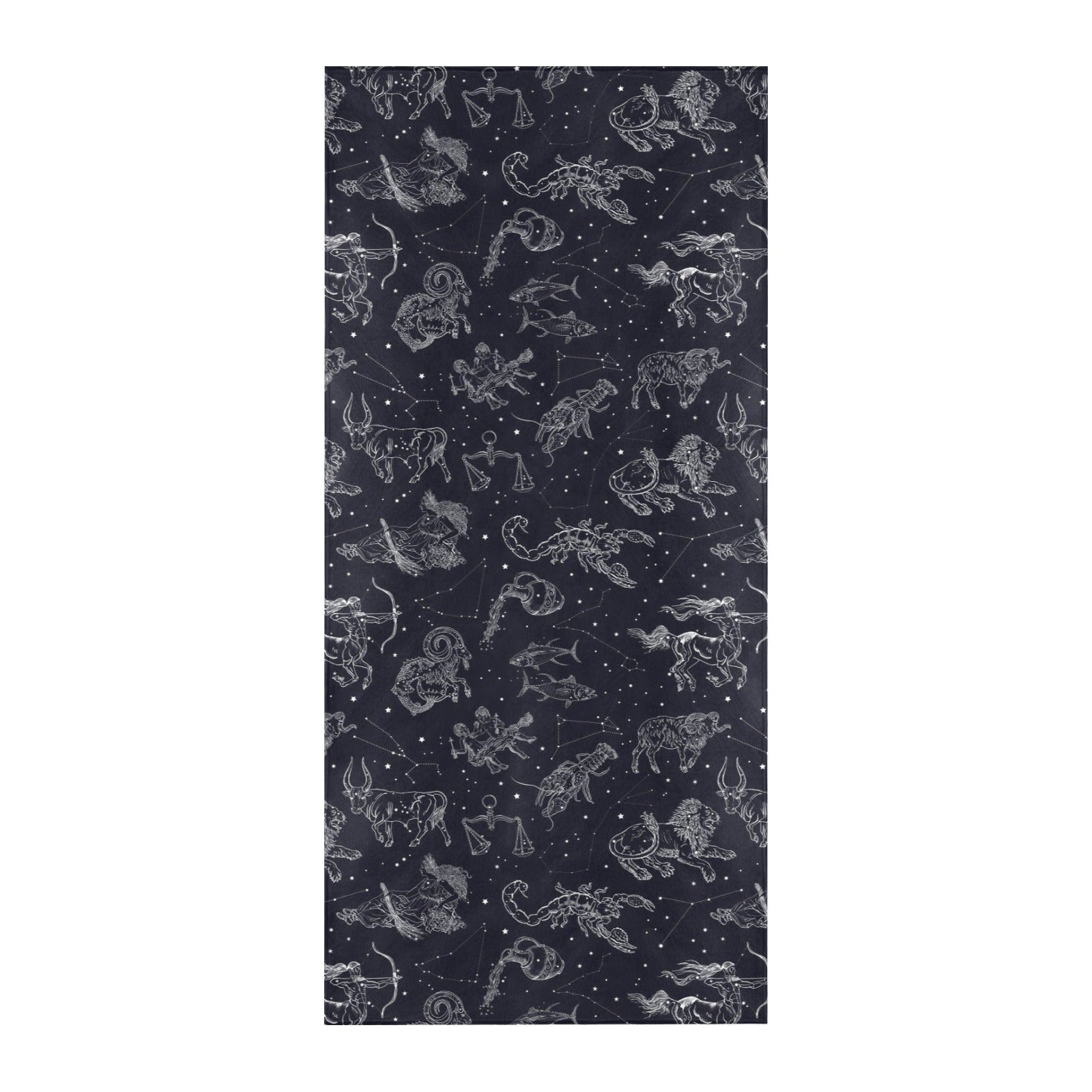 Zodiac Print Design LKS304 Beach Towel 32" x 71"