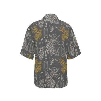 Hope Pattern Print Design 01 Women's Hawaiian Shirt