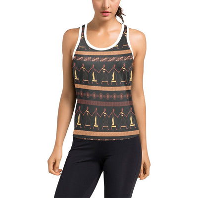 Ancient Greek Human Print Design LKS306 Women's Racerback Tank Top