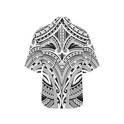 Maori Pattern Print Design 06 Women's Hawaiian Shirt
