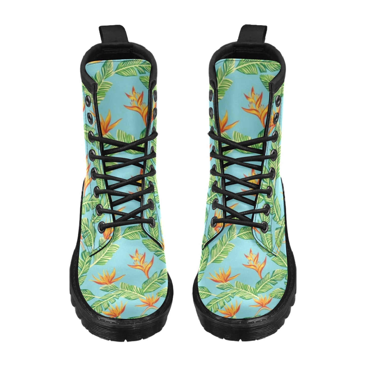 Bird Of Paradise Pattern Print Design BOP04 Women's Boots