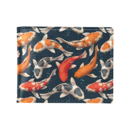 Koi Carp Cute Design Themed Print Men's ID Card Wallet
