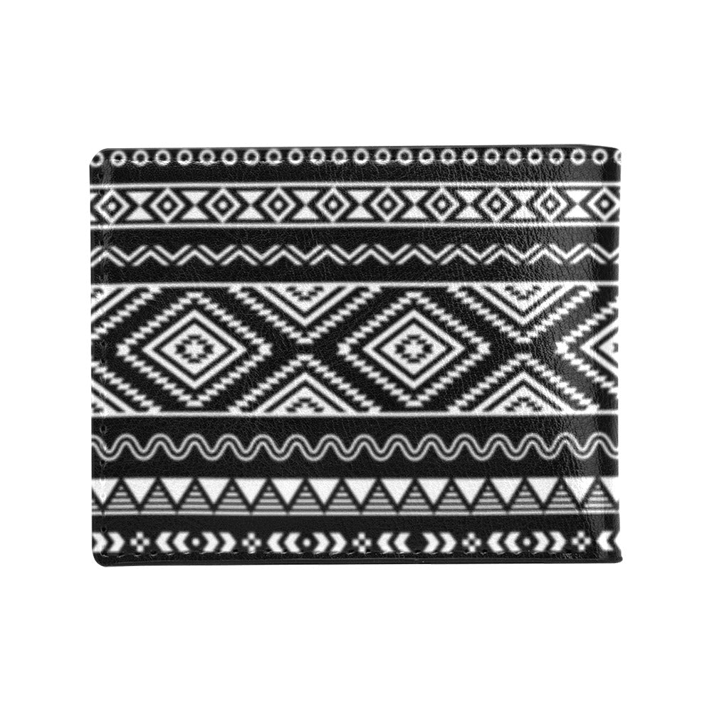 Tribal Pattern Print Design LKS301 Men's ID Card Wallet