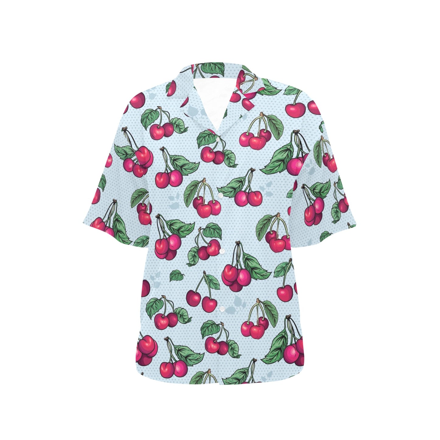 Cherry Pattern Print Design CH01 Women's Hawaiian Shirt