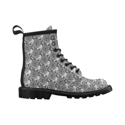 Tribal Turtle Polynesian Themed Print Women's Boots