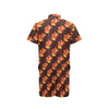 Rooster Pattern Print Design A04 Men's Romper