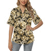 Tie Dye Print Design LKS307 Women's Hawaiian Shirt