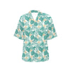 Bird Of Paradise Pattern Print Design 05 Women's Hawaiian Shirt