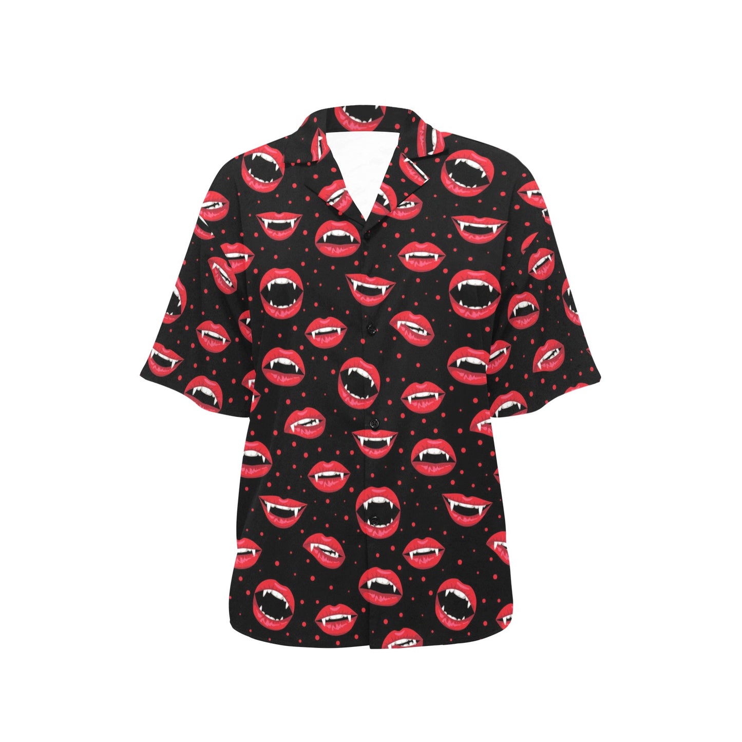 Halloween Pattern Print Design 01 Women's Hawaiian Shirt