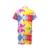 Tie Dye Rainbow Themed Print Men's Romper