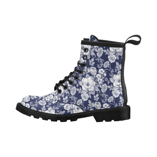 Floral Infrared Pattern Women's Boots