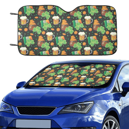 St Patricks Day Print Design LKS303 Car front Windshield Sun Shade
