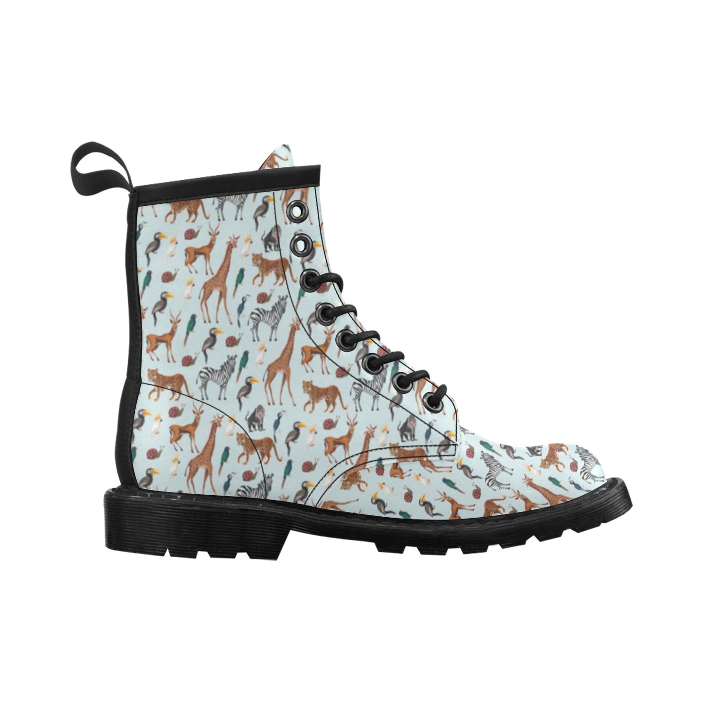 Safari Animal Print Design LKS306 Women's Boots