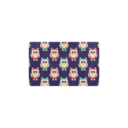 Owl Pattern Print Design A06 Kitchen Mat