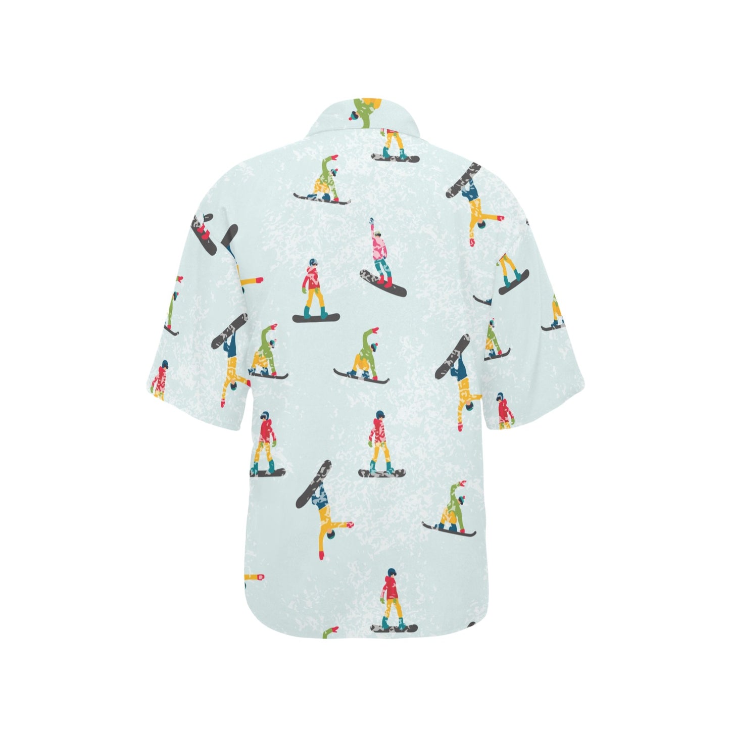 Snowboard Print Design LKS304 Women's Hawaiian Shirt