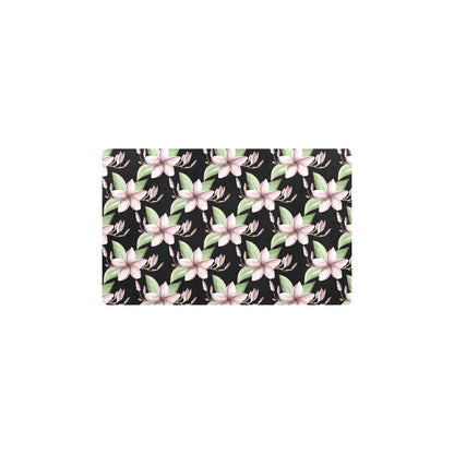 Plumeria Pattern Print Design PM02 Kitchen Mat