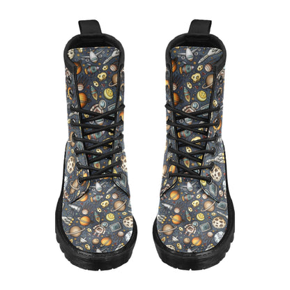 Space Pattern Print Women's Boots