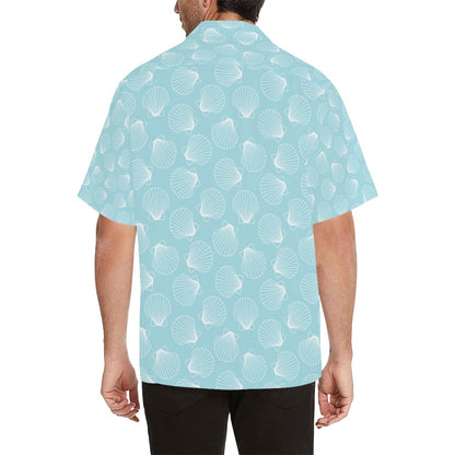Seashell Print Design LKS3010 Men's Hawaiian Shirt