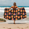 Witch Pumpkin Halloween Print LKS302 Beach Towel 32" x 71"