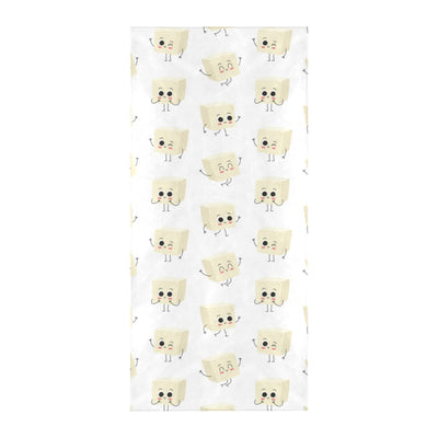 Tofu Print Design LKS301 Beach Towel 32" x 71"