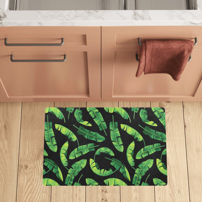 Banana Leaf Pattern Print Design BL02 Kitchen Mat