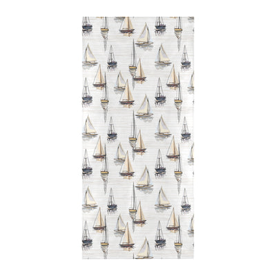 Sailboat Paint Pattern Print Design LKS307 Beach Towel 32" x 71"