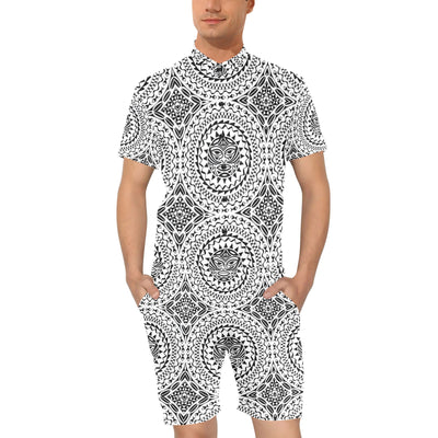 Polynesian Tribal Mask Men's Romper